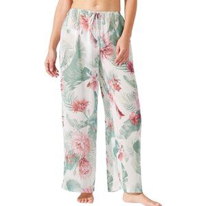 Tommy Bahama Breezy Botanical Beach Pants Size L (Sheer)